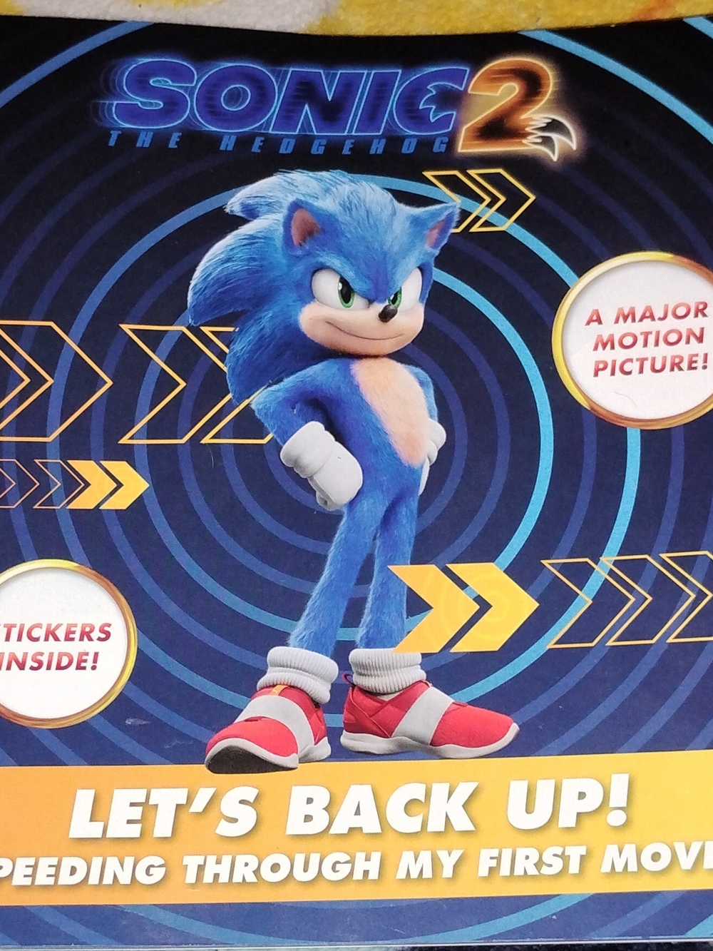 Sonic The HedgeHog Two Let's Back Up! Book